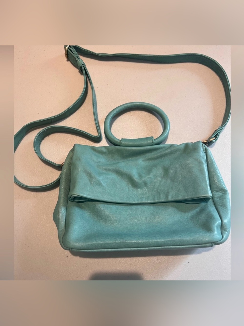 HOBO INTERNATIONAL Green-Blue leather Bag
